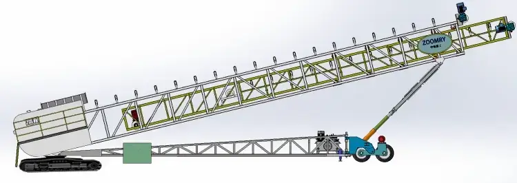 Tracked Radial Stacker