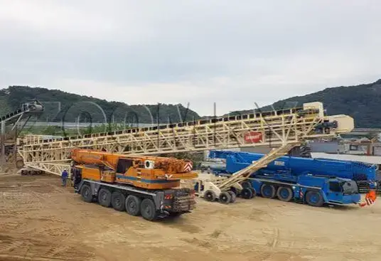 Indispensable ZR160SF Telescopic Stacker Conveyor for Mine Bulk Material Conveya