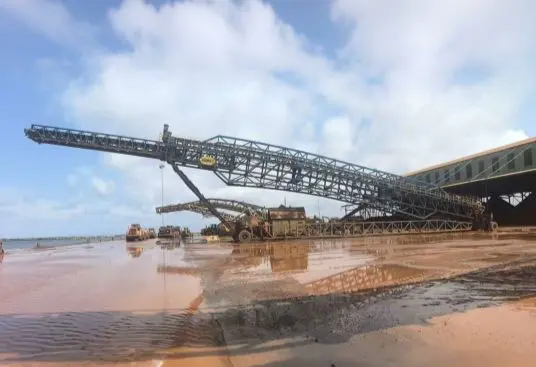 ZRSL-60 Mobile Shiploader Conveyor, 8400 TPH Ultra-High Transport Efficiency