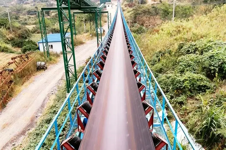 Long Distance Sand and Gravel Aggregate Conveying Solution