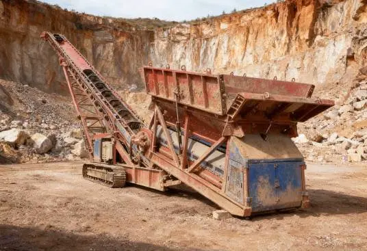 How a Heavy Duty Hopper Feeder Works at a Mine Site